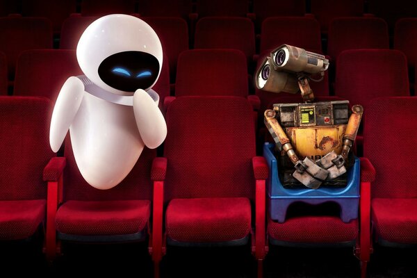 وول إي إيفا سينما خجولة تجعل كريس الأحمر يضحك