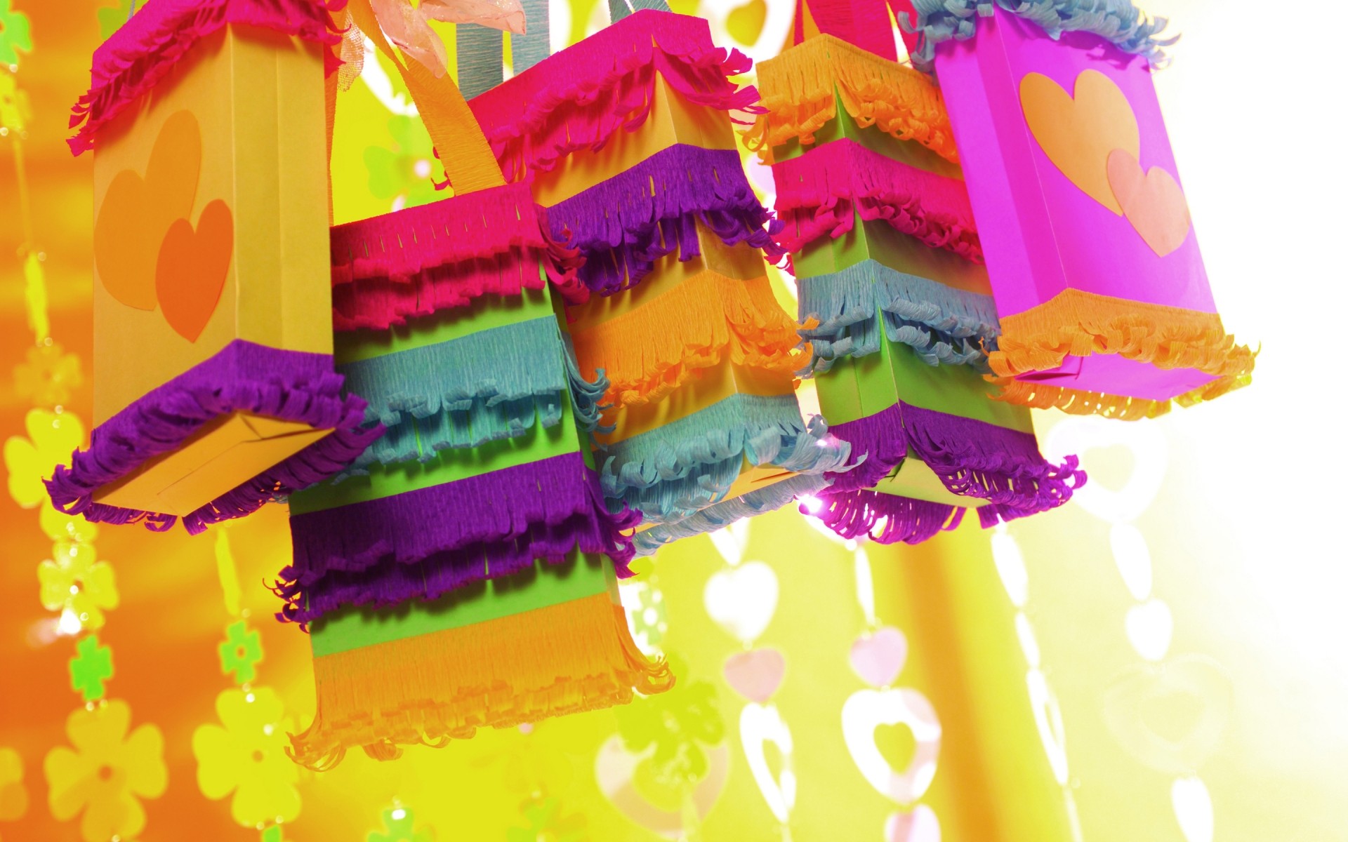 متعة مشرق تصميم الديكور اللون ورقة عطلة النثار سطح المكتب خلفية حقيبة الهدايا