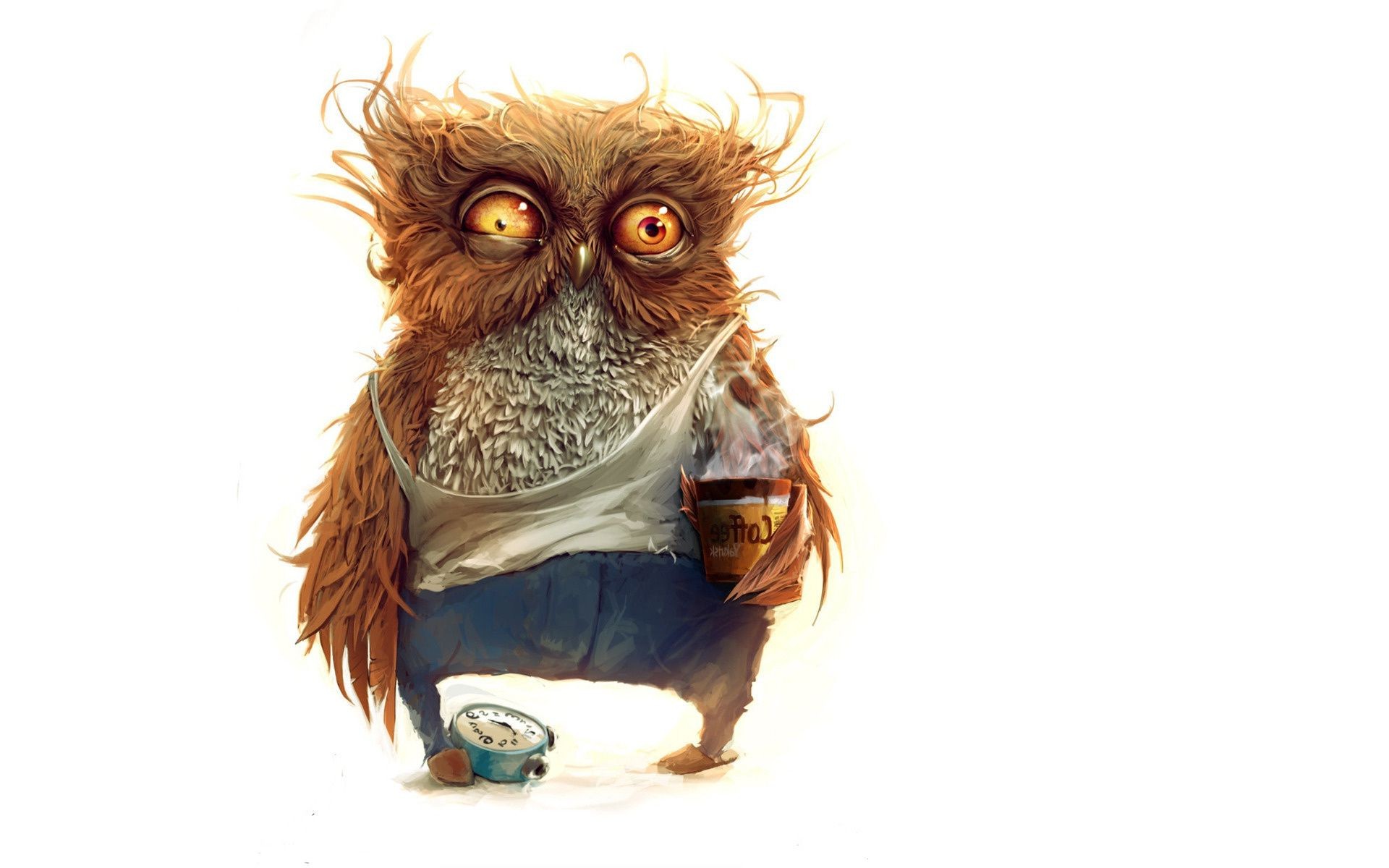 لطيف مضحك صورة سطح المكتب استوديو معزولة