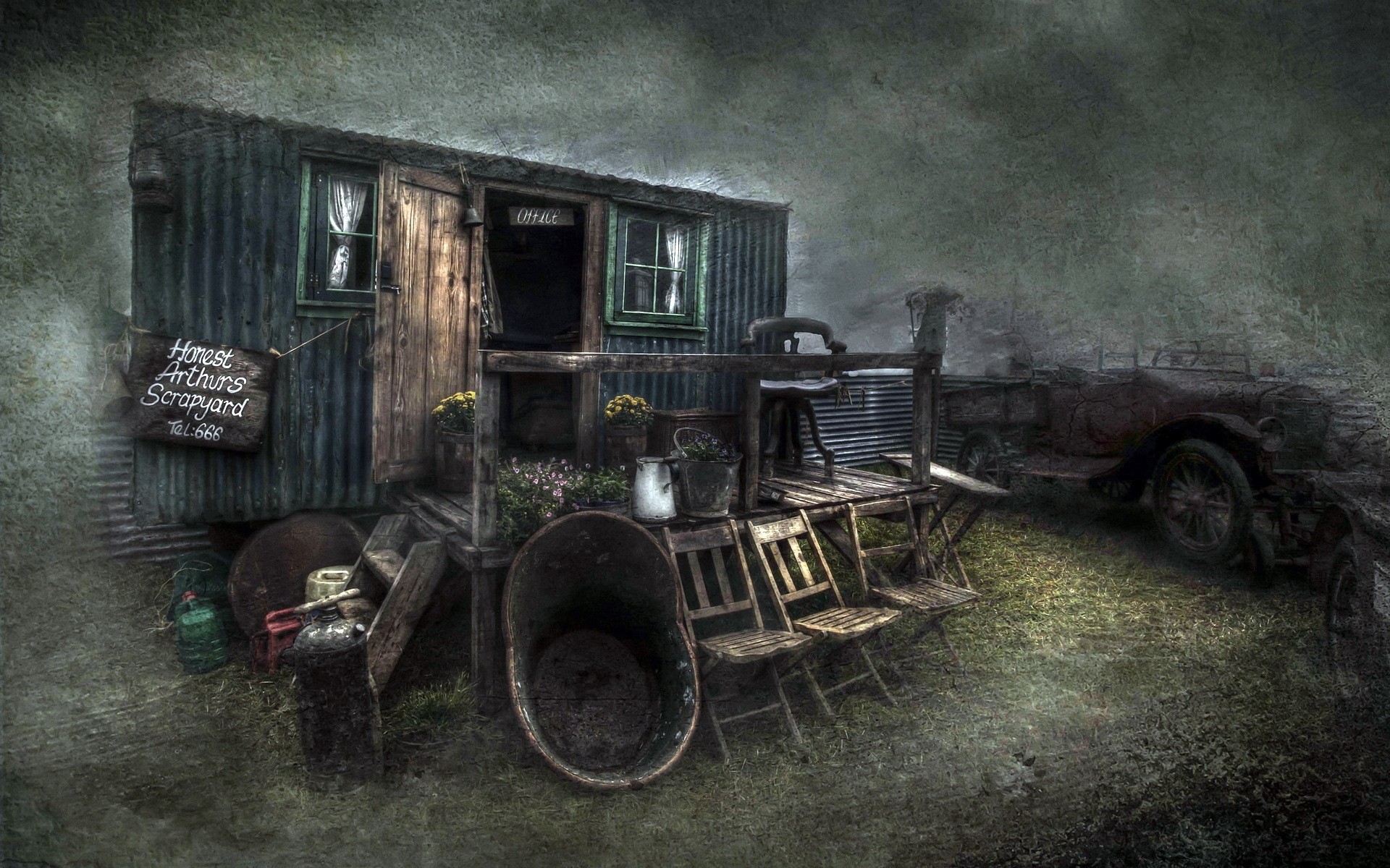 المهجورة خمر سيارة القديمة الخشب تسوس نظام النقل صدئ كسر خمر السلع خمر خلفية خمر الرجعية