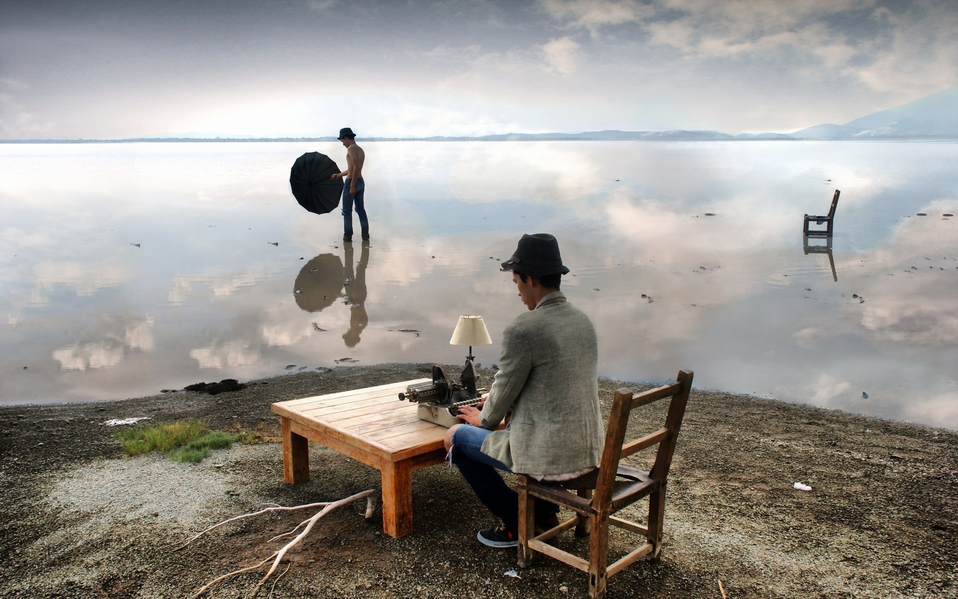 الكبار واحد السماء في الهواء الطلق رجل المشهد مظلة الحياة تبادل لاطلاق النار الحياة