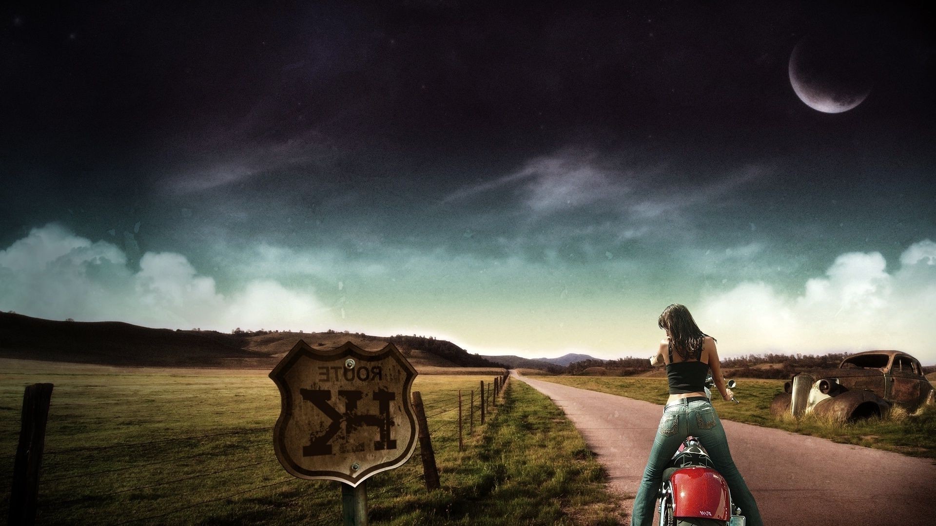 المناظر الطبيعية غروب الشمس السفر السماء في الهواء الطلق السيارة الطريق ضوء النهار العشب العاصفة الضوء نظام النقل الفجر الأرض المزروعة الريف