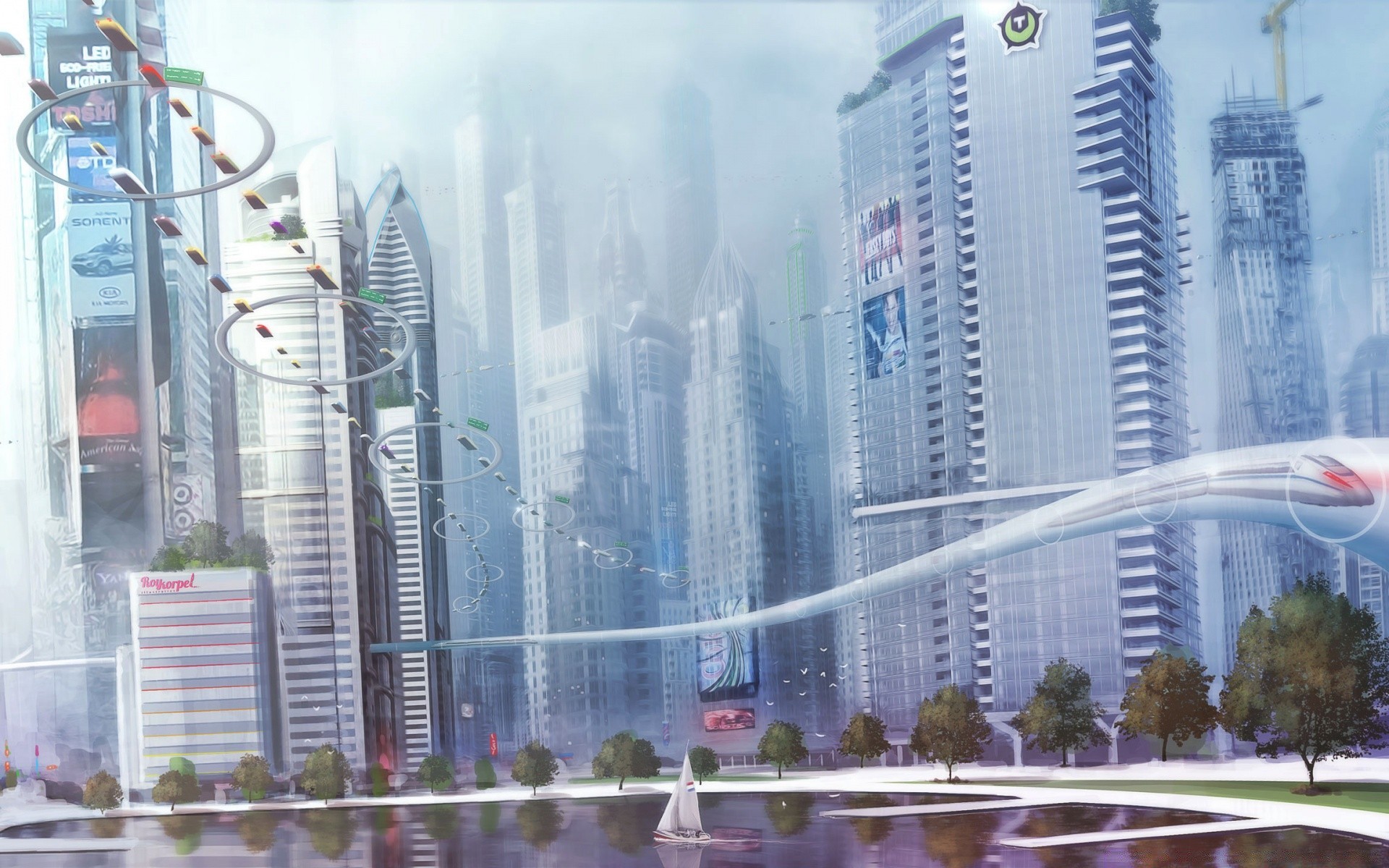 الخيال العمارة المدينة الأعمال التجارية الحديثة ناطحة سحاب مكتب المدينة البيت وسط المدينة المدينة السفر السماء برج الحديث أفق حي عالية المالية انعكاس عالية