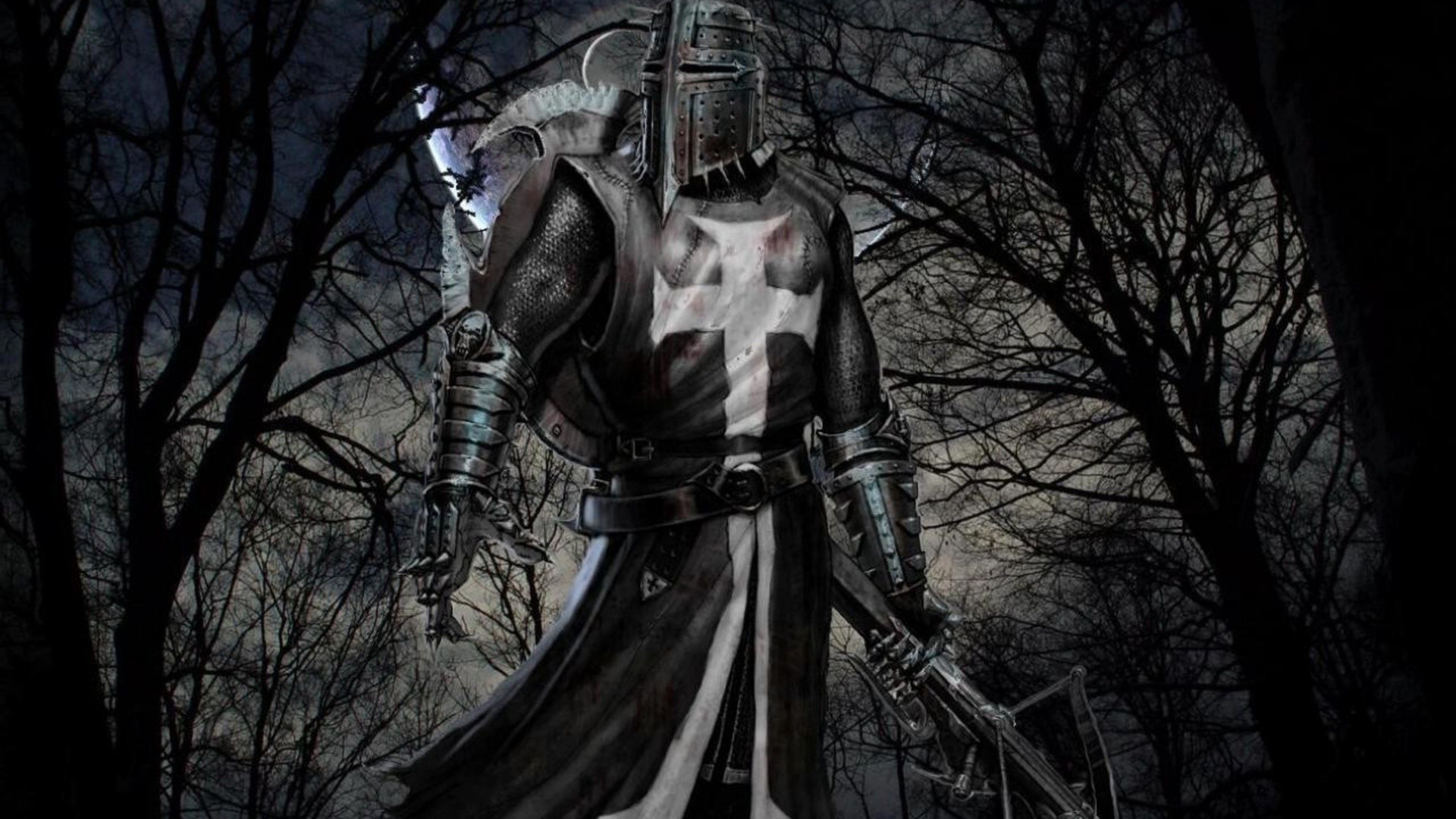 الخشب الخشب الظلام هالوين الخريف الخيال