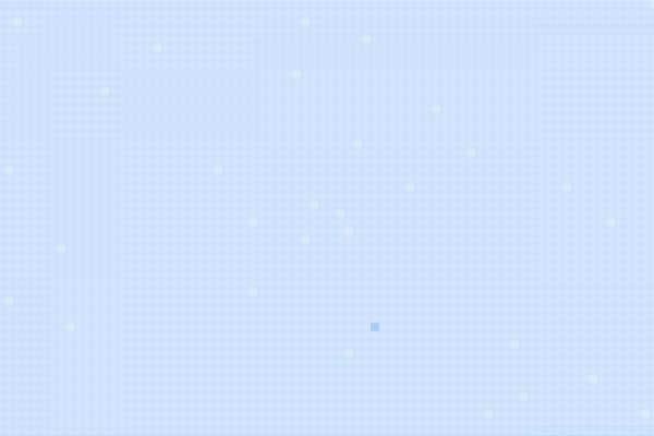 بكسل على خلفية زرقاء متقلب